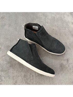 Olukai Hawai'iloa Manu Hope Black Ankle Boots Shoes Womens 8.5